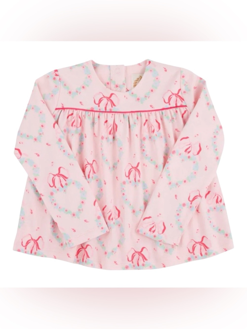 The Beaufort Bonnet Company Long Sleeve Dowell Day Fancy Like Floral Top 4T